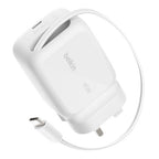 Belkin Retractable GaN Wall Charger 45W