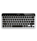 Logitech 920-004270 mobile device keyboard Black, White Bluetooth AZERTY French