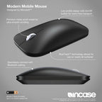 Incase Designed by Microsoft Modern Mobile mouse Office Ambidextrous Bluetooth BlueTrack