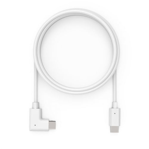 Compulocks 6ft Charge & Data USB-C to USB-C 90-Degree Cable Right Angle White