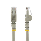 StarTech.com 5m CAT6 Ethernet Cable - LSZH (Low Smoke Zero Halogen) - 10 Gigabit 250Mhz 100W PoE RJ45 10GbE UTP Network Patch Cord Snagless with Strain Relief - Grey, CAT 6, ETL Verified, 24AWG