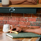 Owl Labs Owl Bar Video Conferencing Device — 4K Video Conferencing Bar with Active Speaker Focus (Add a Meeting Owl 3 or Pro for 360-Degree Coverage and Automatic Camera Switching)