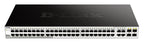 D-Link 48-Port Gigabit Smart Managed Switch with 4 Combo 1000BASE-T/SFP ports