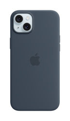 Apple iPhone 15 Plus Silicone Case with MagSafe - Storm Blue