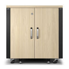 APC NetShelter Soundproof, 12U, Server Rack Enclosure, Maple