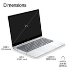 HP EliteBook 8 Flip G2i 13 inch Notebook Next Gen AI PC Wolf Pro Security Edition Copilot+ PC Intel Core Ultra 7 Laptop 33.8 cm (13.3") Touchscreen WUXGA 16 GB LPDDR5x-SDRAM 512 GB SSD Wi-Fi 7 (802.11be) Windows 11 Pro Silver