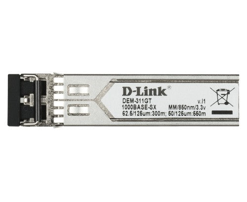D-Link 1-port Mini-GBIC SFP to 1000BaseSX, 550m for all - 10 Pack