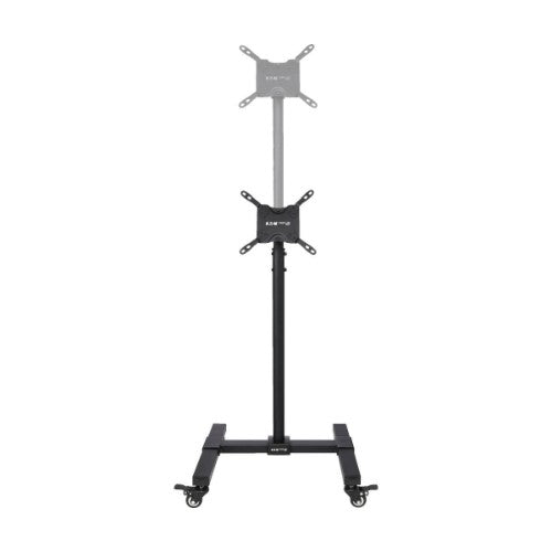 Tripp Lite DMC1342S Mobile TV Stand - Height Adjustable, 13” to 42” TVs and Monitors, Locking Casters, Black