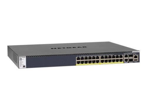 NETGEAR M4300-28G-PoE+(1000W)/US/EMEA Managed Gigabit Ethernet (10/100/1000) Power over Ethernet (PoE) 1U Black