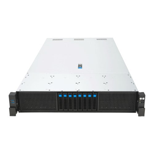 ASUS RS720-E12-RS8G Rack (2U) Black, Silver