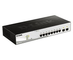 D-Link 10-Port Gigabit Smart Managed Switch with 2 SFP ports