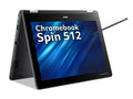 Acer Chromebook SPIN 512 R856TN-TCO 4GB/64GB Intel® N N100 30.5 cm (12") Touchscreen HD+ LPDDR5-SDRAM eMMC Wi-Fi 6E (802.11ax) ChromeOS Black