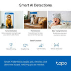 TP-Link Tapo Pan/Tilt AI Home Security Wi-Fi Camera