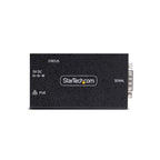 StarTech.com 1-Port Serial to Ethernet Adapter, 802.3af PoE IP Serial Device Server For Remote RS232 Devices, Wall/DIN Rail Mountable, RJ45 LAN to DB9 Serial Converter, TAA