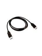 V7 Black Video Cable Pro DisplayPort Male to DisplayPort Male 2m 6.6ft