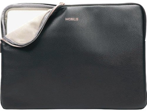 Mobilis Pure notebook case 35.6 cm (14") Sleeve case Black, Rose gold