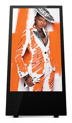 Allsee Technologies OAB43HD8-CW Signage Display Digital A-board 109.2 cm (43") 700 cd/m² Full HD Black Built-in processor Android 7.1