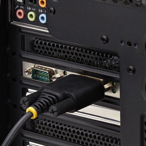 StarTech.com 2-Port Serial PCIe Card, Dual-Port PCI Express to RS232/RS422/RS485 (DB9) Serial Card, Low-Profile Brackets Incl., 16C1050 UART, Windows/Linux, TAA Compliant - Level-4 ESD Protection