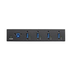 Tripp Lite U360-004-IND 4-Port Industrial-Grade USB 3.x (5Gbps) Hub - 20 kV ESD Immunity, Metal Housing, Mountable