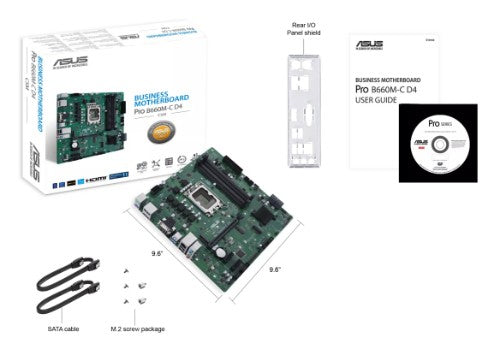 ASUS PRO B660M-C D4-CSM Intel B660 LGA 1700 micro ATX
