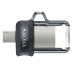 SanDisk 173386 USB flash drive 128 GB USB Type-A / Micro-USB Black, Transparent