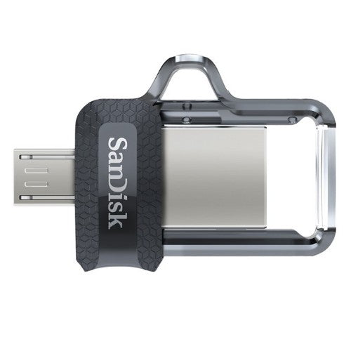 SanDisk 173386 USB flash drive 128 GB USB Type-A / Micro-USB Black, Transparent