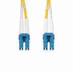 StarTech.com 5m (16.4ft) LC to LC (UPC) OS2 Single Mode Duplex Fiber Optic Cable, 9/125µm, 100G, Bend Insensitive, Low Insertion Loss - LSZH Fiber Jumper Cord