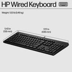 HP 125 Wired Keyboard