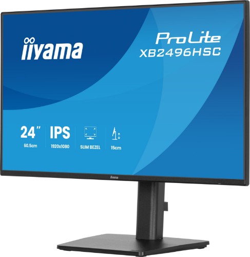 iiyama ProLite 24” Full HD USB-C monitor with IPS panel, 144Hz and height adjustment
