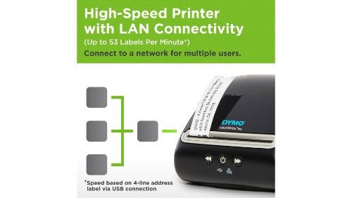 DYMO LabelWriter 5XL label printer Direct thermal 300 x 300 DPI Wired Ethernet LAN
