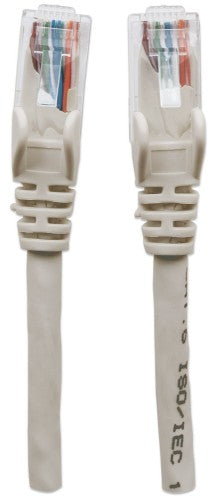 Intellinet Network Patch Cable, Cat6, 20m, Grey, CCA, U/UTP, PVC, RJ45, Gold Plated Contacts, Snagless, Booted, Lifetime Warranty