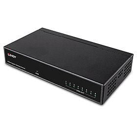 Lindy Network Switch - Gigabit, Desktop, 8 Port, 10/100/1000