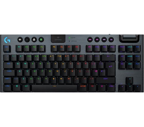 Logitech G G915 X LIGHTSPEED keyboard Gaming USB + RF Wireless + Bluetooth QWERTY UK English Black