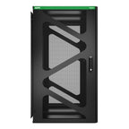 APC NetShelter WX AR124SM - 19inch Wall patch cabinet, 24U/U, 800MM deep, Side mounting, Mounted