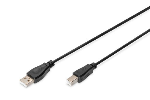 Digitus USB-A - USB-B connection cable, 1m