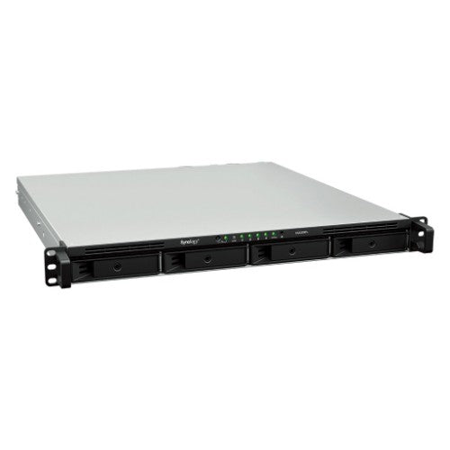 Synology RackStation RS826RP+ NAS/storage server Rack (1U) AMD Ryzen V1500B 4 GB DDR4 0 TB DiskStation Manager Black, Grey