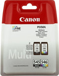 Canon 8286B007/PG-545XL+CL-546XL Printhead cartridge multi pack black + color high-capacity 15ml + 13ml Pack=2 for Canon Pixma MG 2450