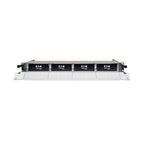 Tripp Lite N484-01U Copper/Fiber Enclosure for 4 High-Density Cassettes, 1U