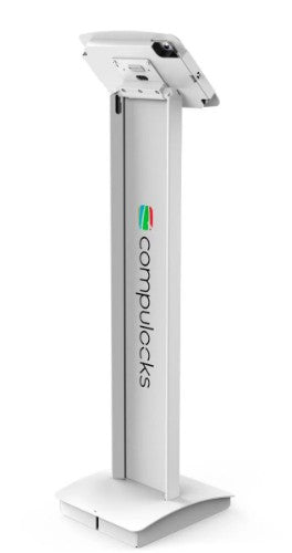 Compulocks iPad 10.9" 10th Gen Space Enclosure Brandable Floor Stand White