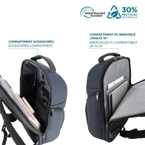 Mobilis 005043 Executive 4 Premium Backpack 14-16'' - 30% RECYCLED