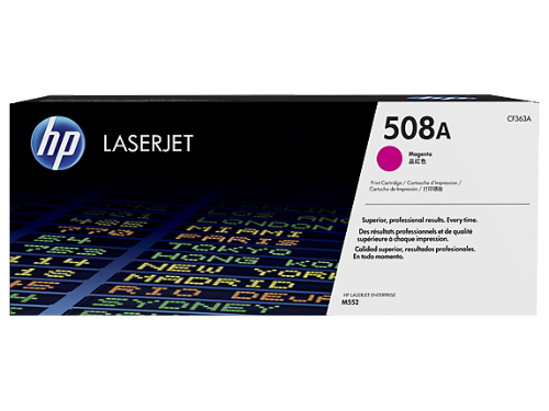 HP CF363A/508A Toner cartridge magenta, 5K pages ISO/IEC 19798 for HP CLJ M 552