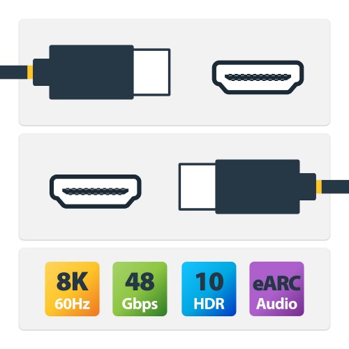 StarTech.com 8K-A-30M-HDMI-CABLE HDMI cable HDMI Type A (Standard) Black