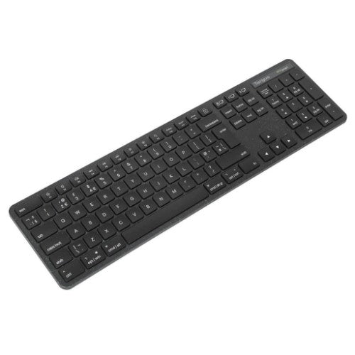 Targus EcoSmart AKB873NO keyboard Universal RF Wireless + Bluetooth QWERTY Nordic Black