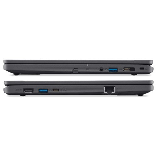 Acer TravelMate B3 Spin 12 – 12.2" WUXGA Touch, Intel N150, 8GB LPDDR5, 256GB SSD, AES 2.0 Stylus