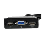 Tripp Lite B032-VU2 2-Port USB/VGA Cable KVM Switch with Cables and USB Peripheral Sharing