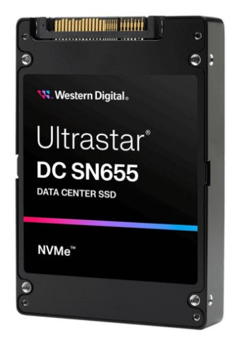 Western Digital Ultrastar DC SN655 15.3 TB U.3 PCI Express 4.0 NVMe TLC 3D NAND