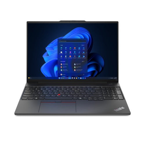 Lenovo ThinkPad E16 Gen 2 (AMD) AMD Ryzen™ 5 7535HS Laptop 40.6 cm (16") WUXGA 16 GB DDR5-SDRAM 256 GB SSD Wi-Fi 6E (802.11ax) Windows 11 Pro UK English Black