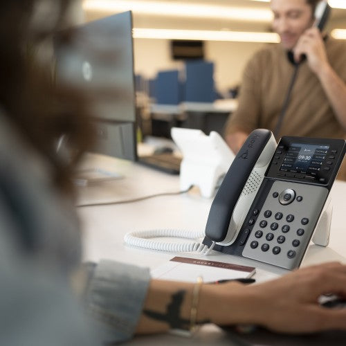 HP Poly Edge E300 IP Phone and PoE-enabled