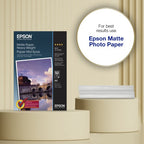 Epson A4 Matte Paper 167gsm, 50 sheets