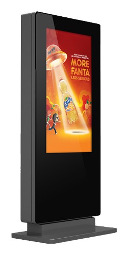 Allsee Technologies OT49E4-T2 Signage Display Kiosk design 124.5 cm (49") Wi-Fi 2500 cd/m² Full HD Black Built-in processor Android 5.1.1 24/7